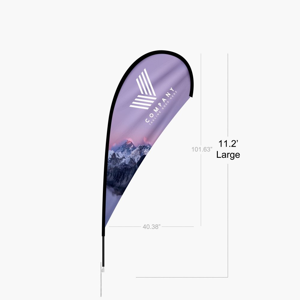 Feather Convex Flag
