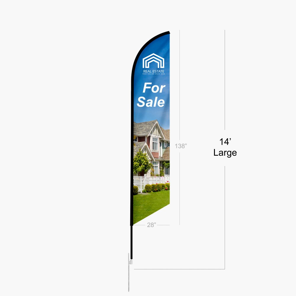 Feather Angled Flag gallery image